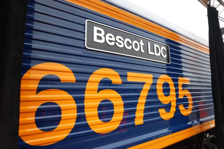 Bescot LDC loco 66795