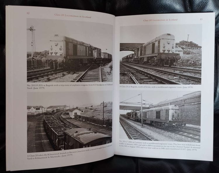 Class 20 locomotives in Scotland book