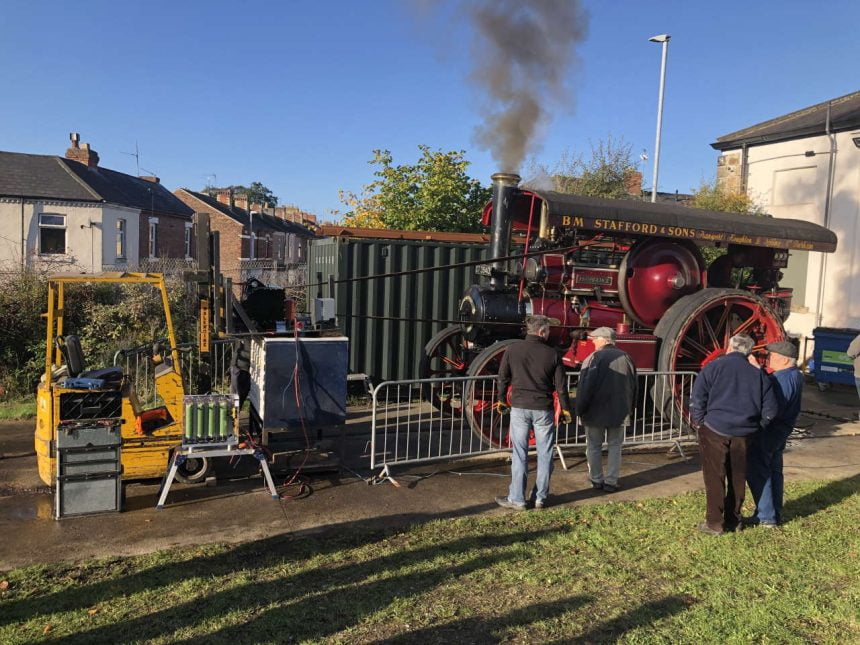 test at Darlington Locomotive Works of The A1 Steam Locomotive Trust’s
