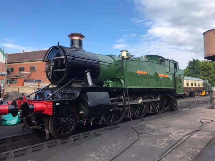 5199 on the West Somerset Railway