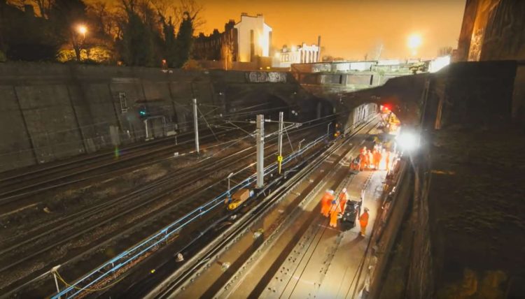 Christmas and New Year work to upgrade 1970’s track between London and Kentish Town