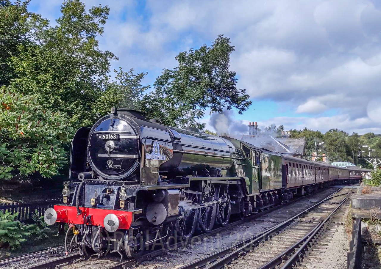 Steam locomotive 60163 Tornado visit Norfolk Railway for late-May Bank Holiday