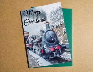 Severn Valley Railway steam train christmas cards