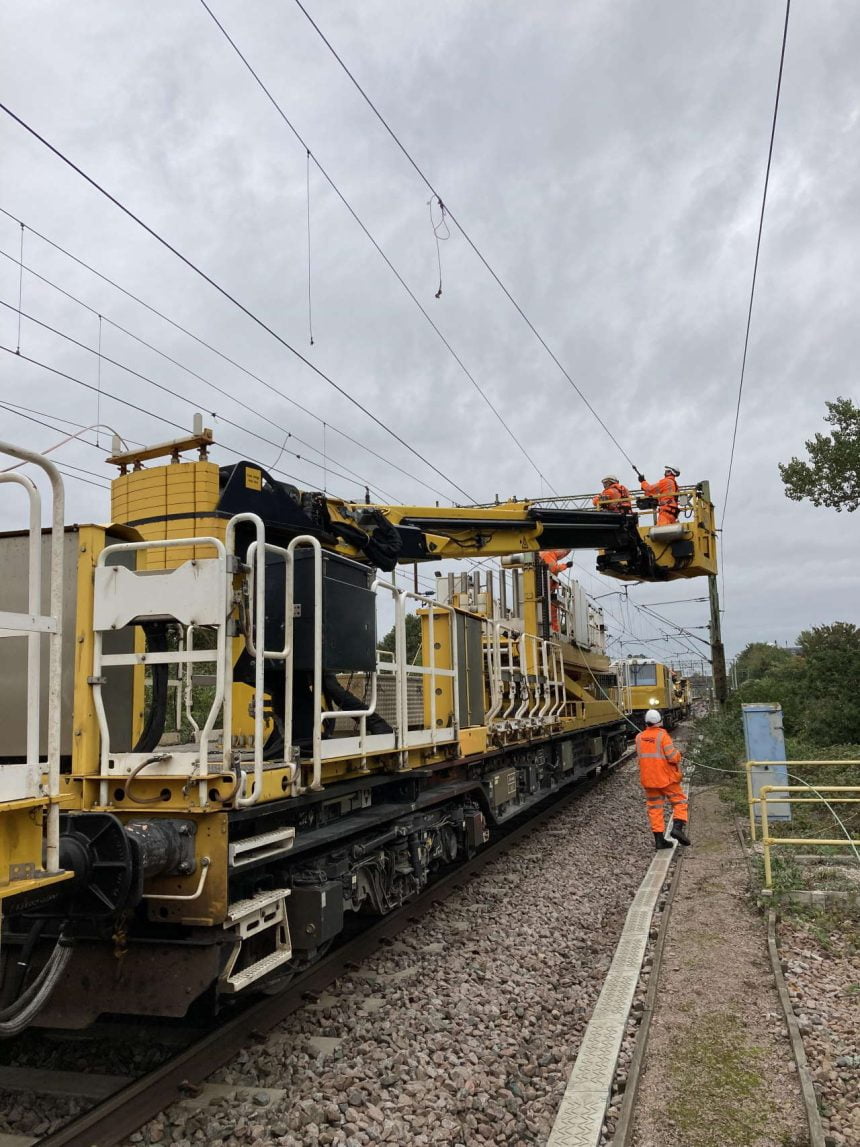 Essential track maintenance completed on Greater Anglia’s main line