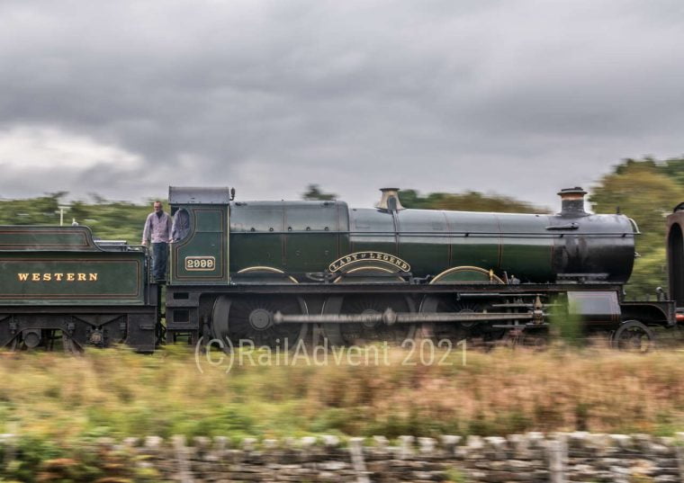 2999 Lady of Legend heads past Moorgates, North Yorkshire Moors Railway