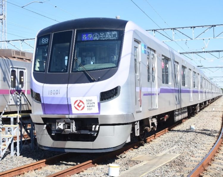 Series 18000 subway train Tokyo Metro Hanzomon Line