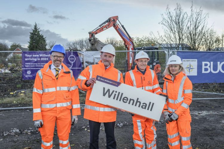 Willenhall Station construction