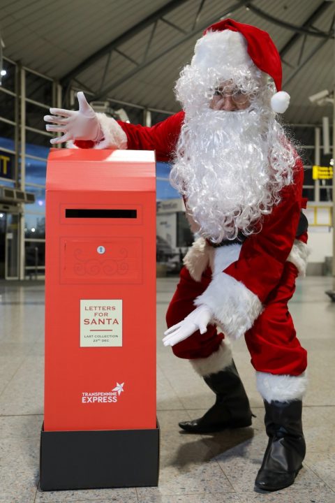 Santa reveals the TPE festive post box