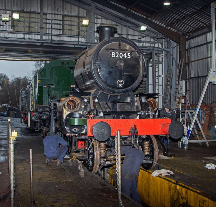 With both pony trucks fitted 82045 is now a 2-6-2! Photo: John Titlow.