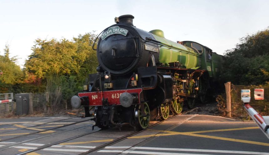 61306 Mayflower at the helm of a Steam Dreams charter