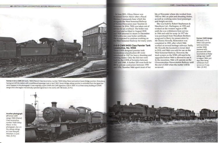 British Steam Locomotives Before Preservation 40-41