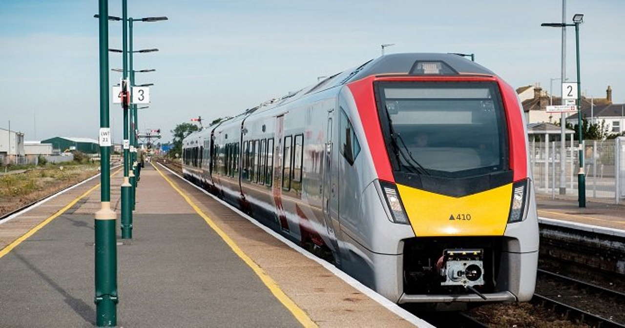 One of Greater Anglia's new trains