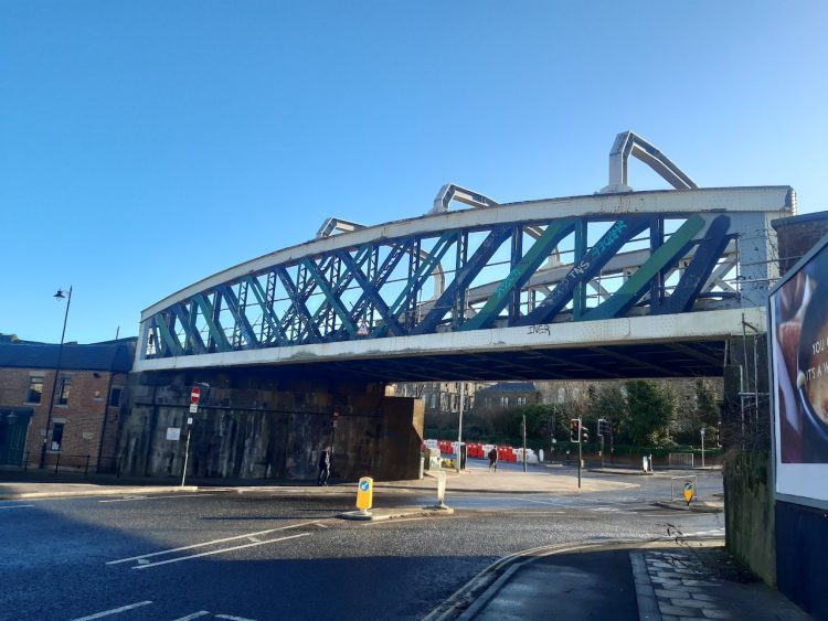 Network Rail begins major work to historic railway bridge in Gateshead