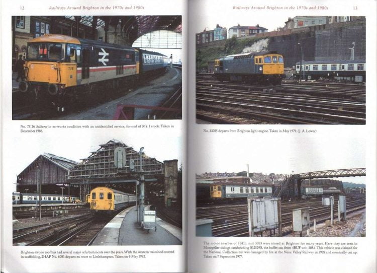 Railways around Brighton in the 19780s and 1980s 12-13
