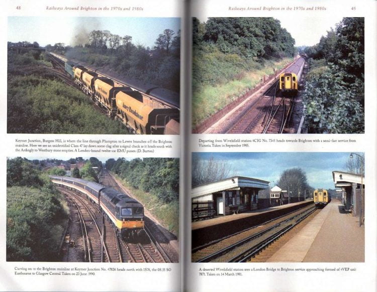 Railways around Brighton in the 19780s and 1980s 48-49
