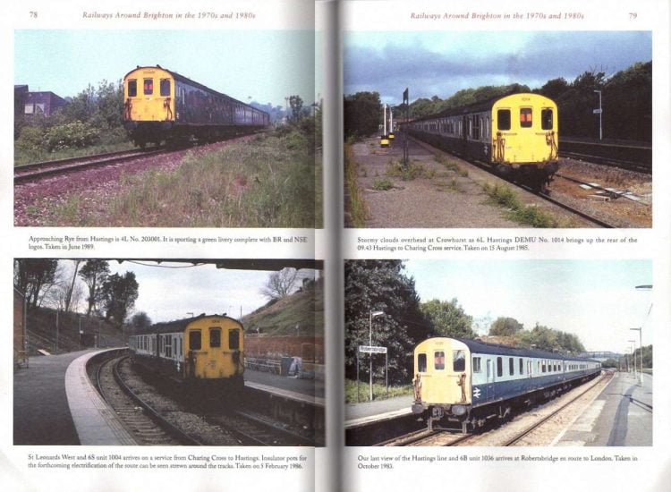Railways around Brighton in the 19780s and 1980s 78-79