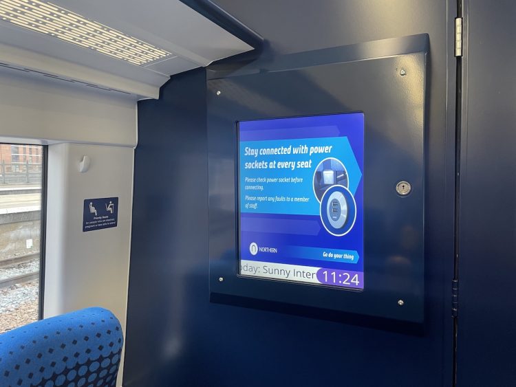 Northerns upgrades includes digital facilities such as USB charging points, power points and customer information screens