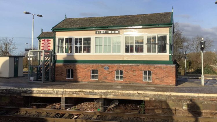 Helsby signal box after refurbishment