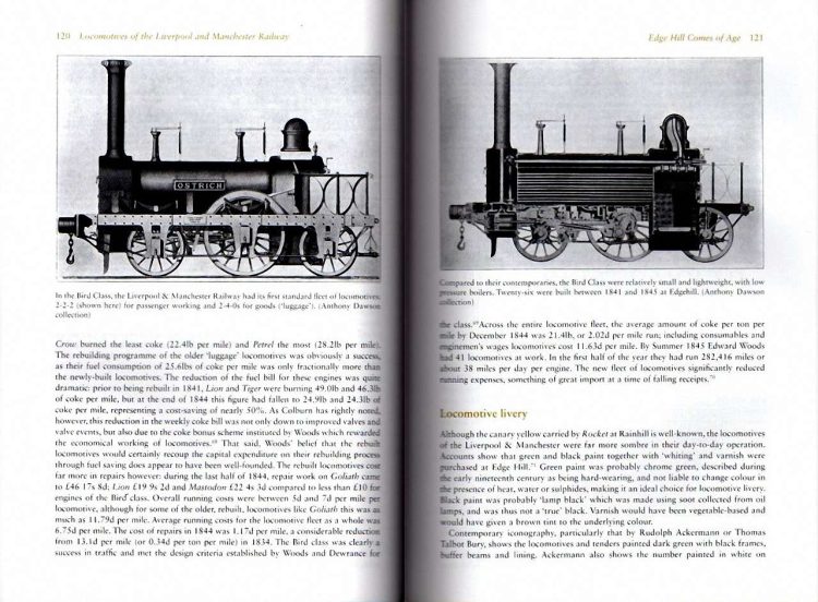 Locomotives of the Liverpool and Mancxhester 120-121