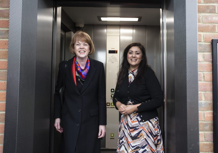 Wendy Morton MP and Nusrat Ghani MP in Eridge stations new lift