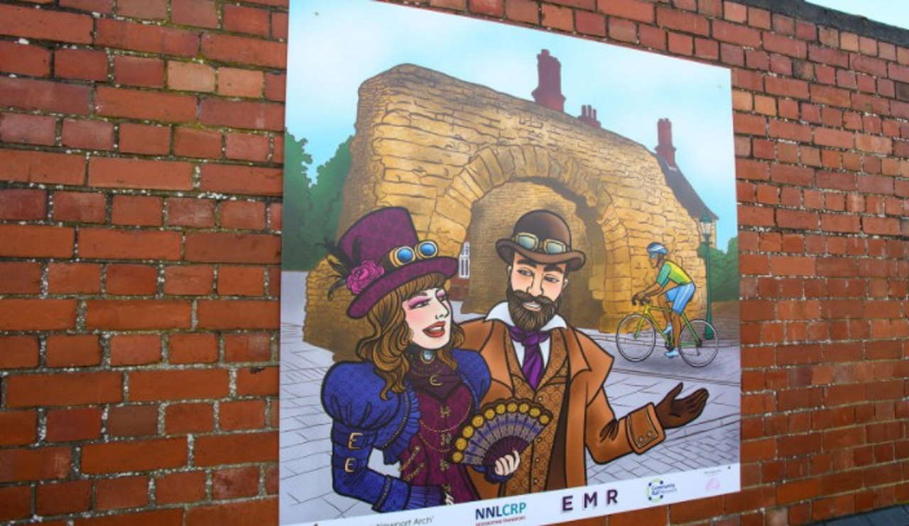 Artwork at Lincoln’s station reflects the city’s history and heritage