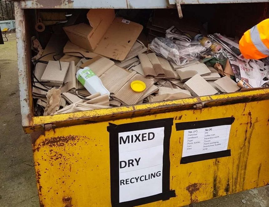 Efforts to segregate more recycling at Greater Anglia Norwich depot