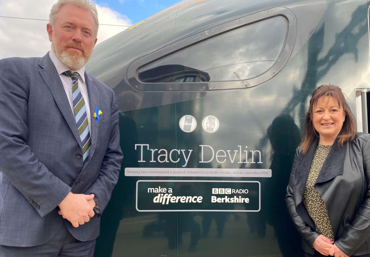 Berkshire community hero has GWR train named in her honour
