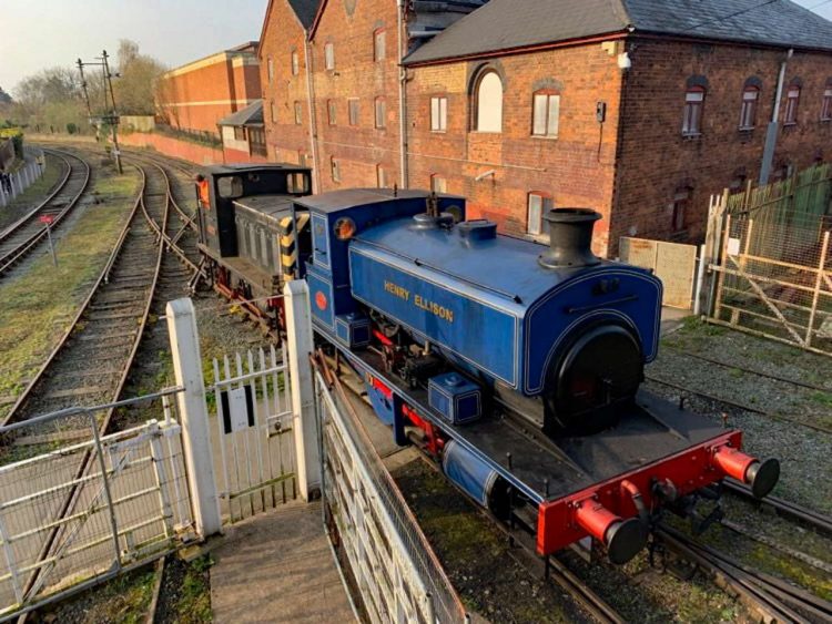 Andrew Barclay 0-4-0 steam engine, 2217 "Henry Ellison"