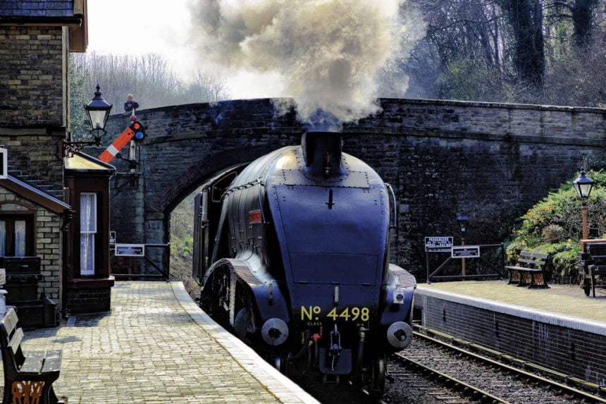 Sir Nigel Gresley on the Severn Valley Railway