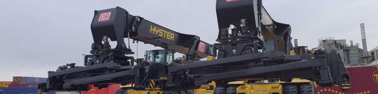 DB Cargo'sAC new Hyster ReachStackers