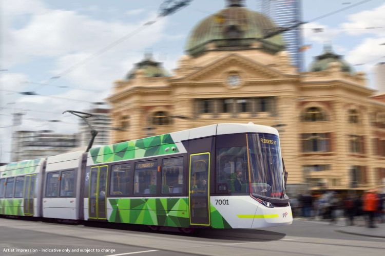 Alstom Flexity Tram Melbourne