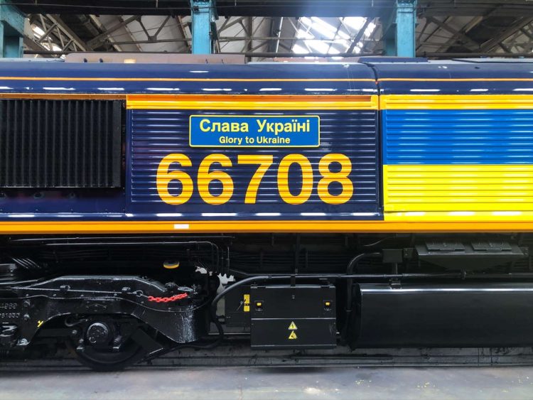 GBRf Ukraine Class 66708