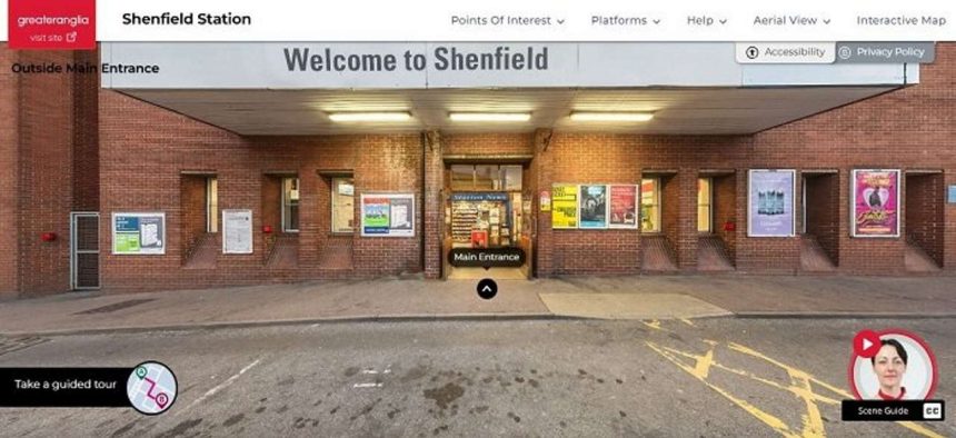 Shenfield station entrance