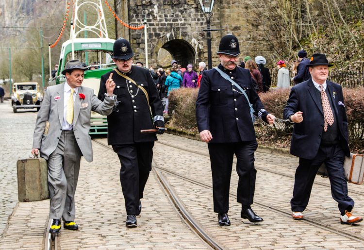 1940s event at Crich Tramway Village