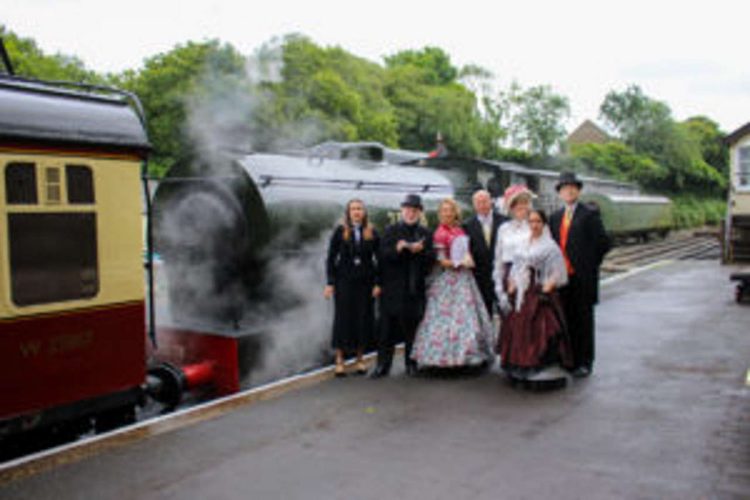 The popular Murder Mystery trains at the Bodmin & Wenford Railway. Credit to: Jason Ellway