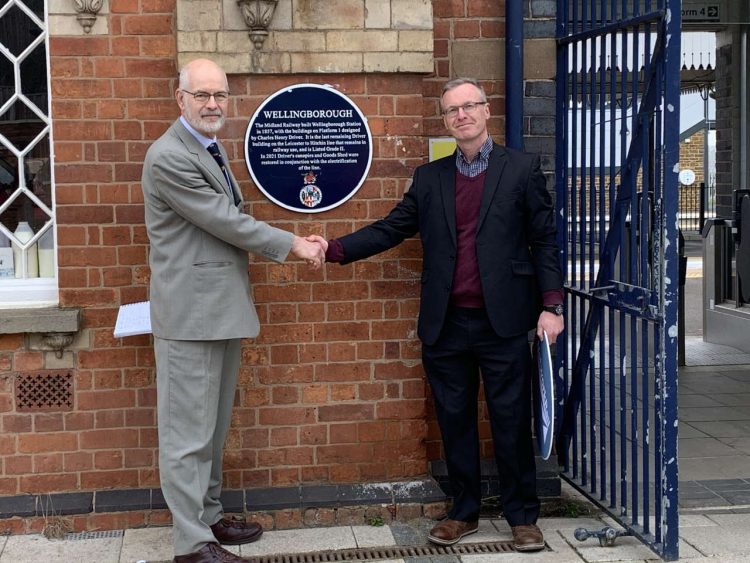 Wellingborough plaque unveiling