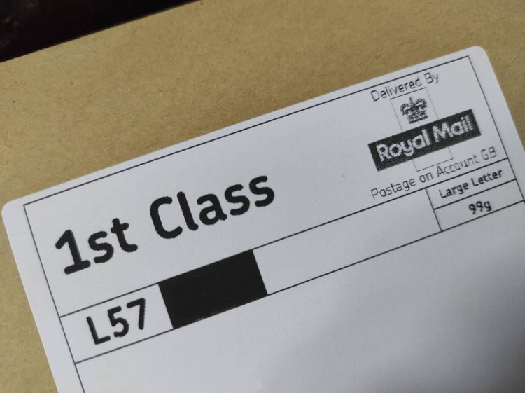 1st Class Postage