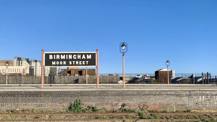 Birmingham Moor Street station sign