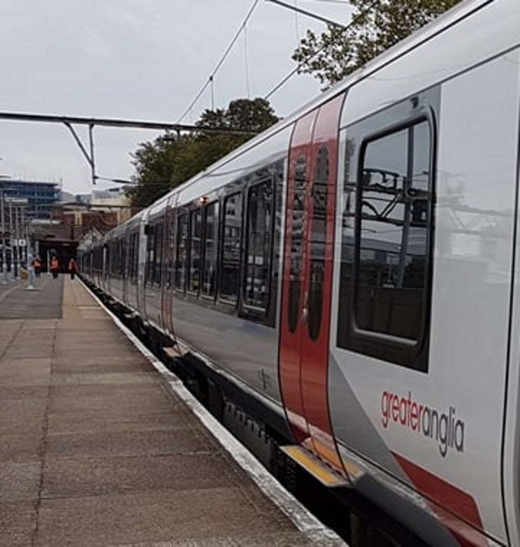 Greater Anglia alstom train carriages