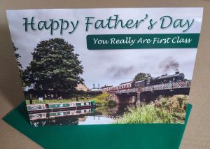 Fathers Day card featuring 45596 Bahamas
