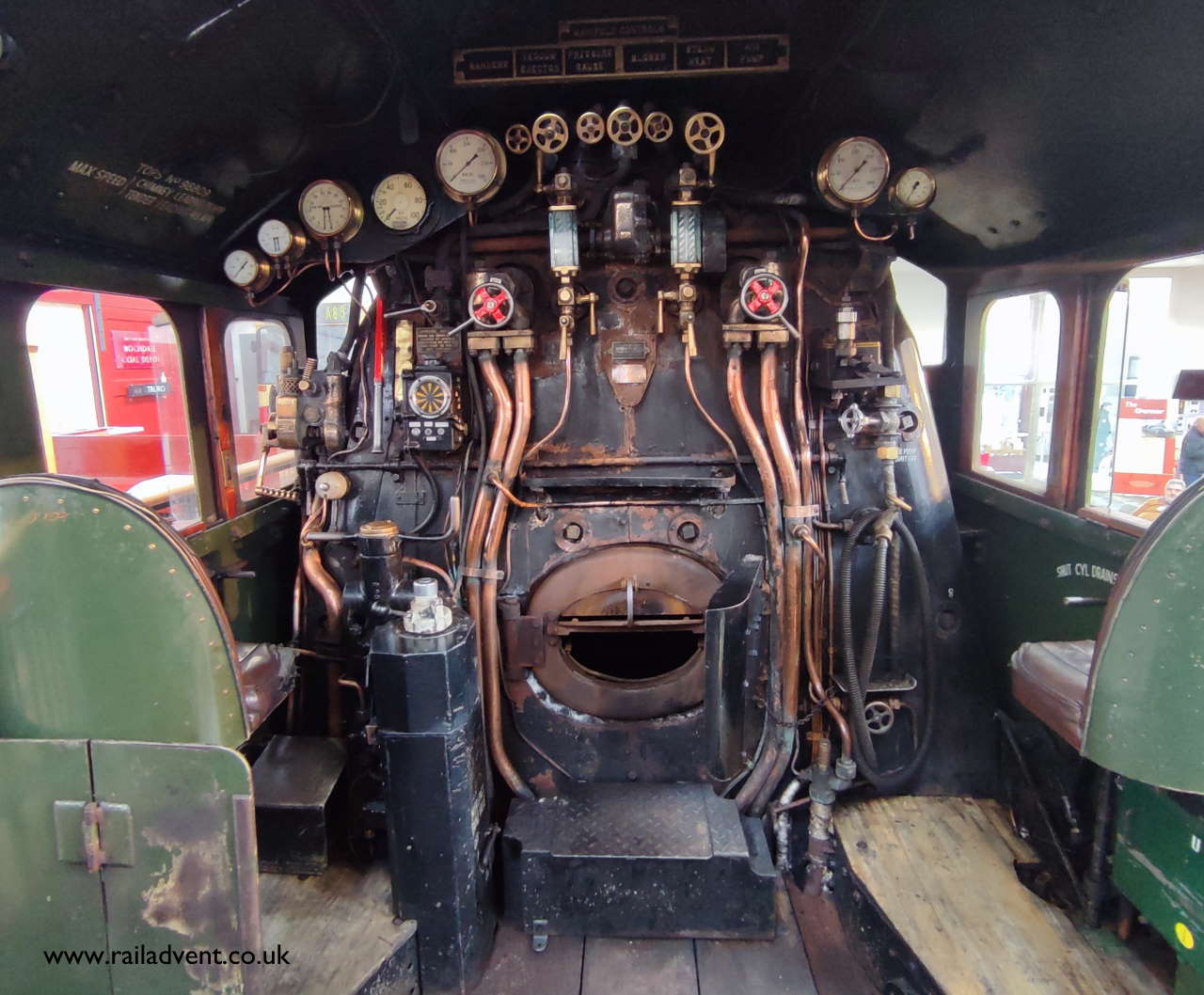 On the footplate of 60009 Union of South Africa // Credit: RailAdvent