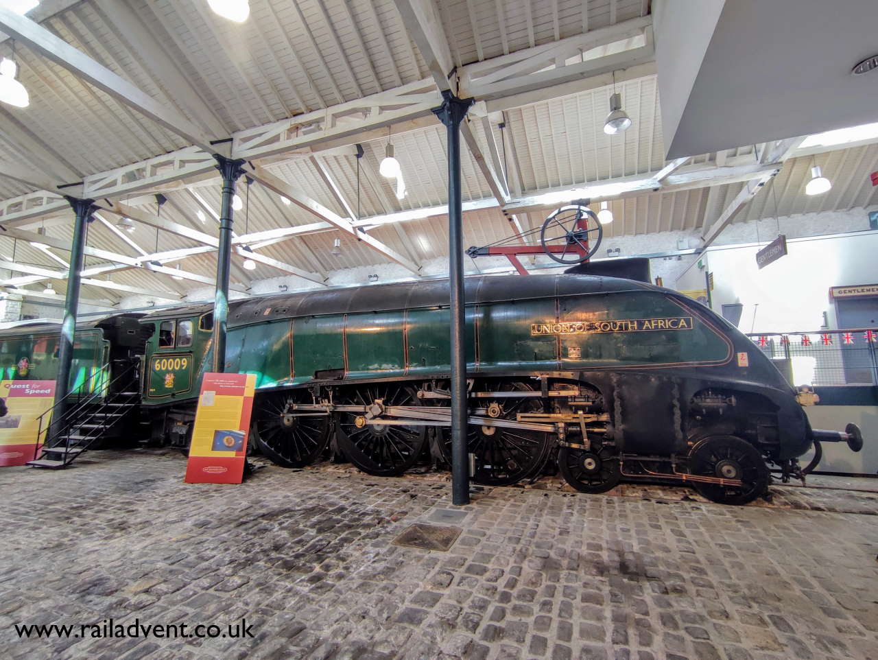 60009 Union of South Africa at the Bury Transport Musuem // Credit: RailAdvent 