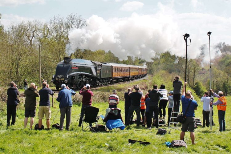 Photographers capture Sir Nigel Gresley at the Spring Steam Gala,