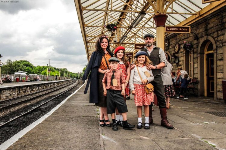 A family out for the day at ELR