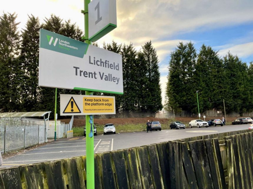 lichfield Trent Valley sign