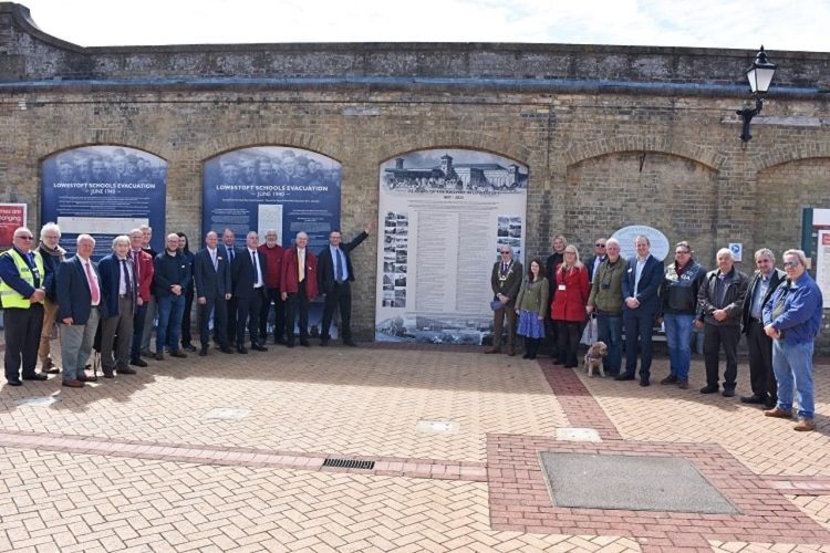 Lowestoft Railway Station Mural Celebrating 175 years