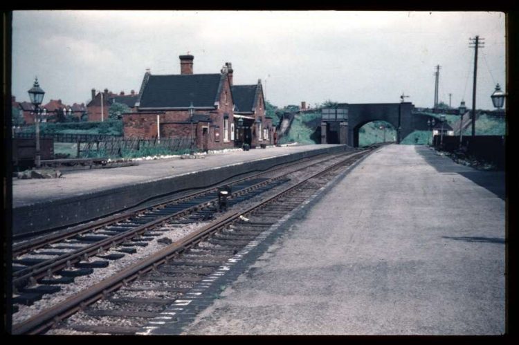 Old Aldridge Rail Station in 1955 photo courtesy of D J Norton, Birmingham - Reupload