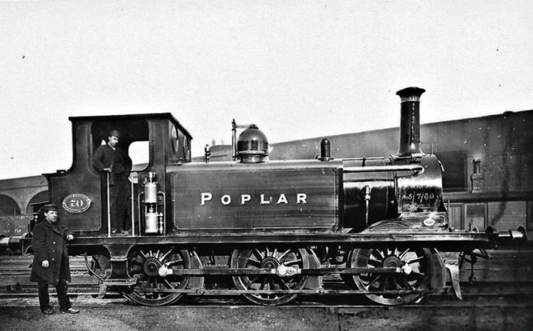 Poplar Steam Locomotive