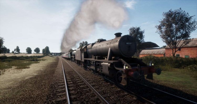 An 8F and a Jubilee take a service towards Liverpool in Train Sim World 2