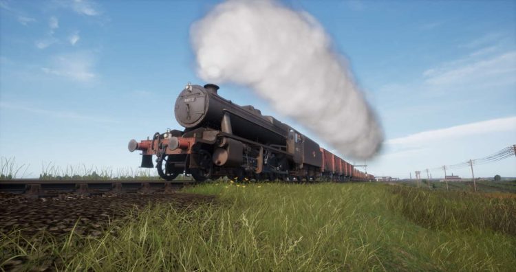 8F with the freight on Train Sim World 2